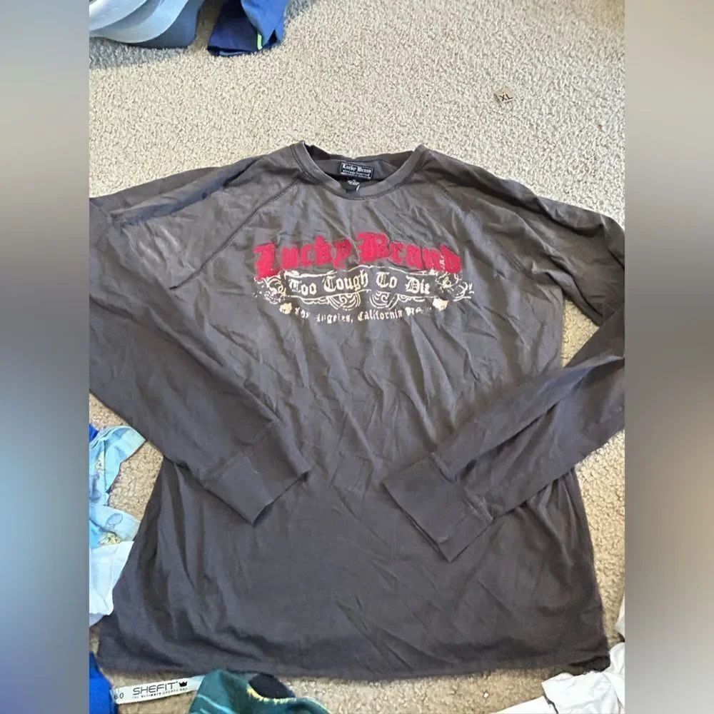 Lucky Brand Too Tough To Die Tshirt